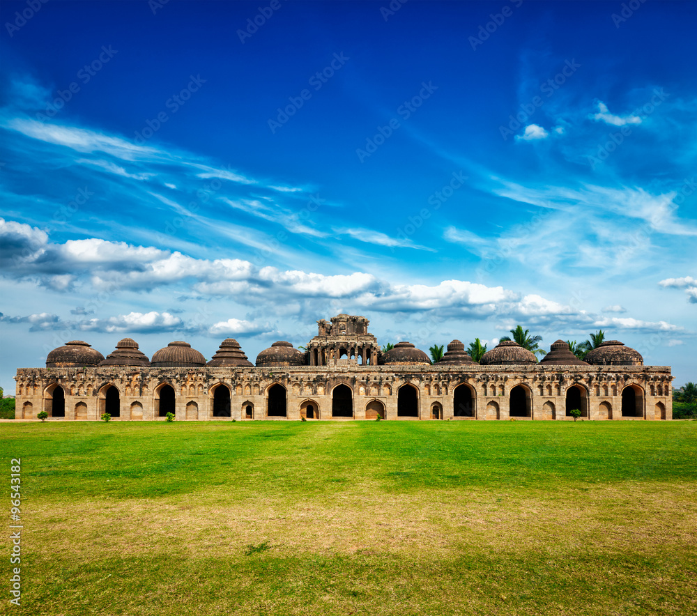 Ancient ruins of Elephant Stables