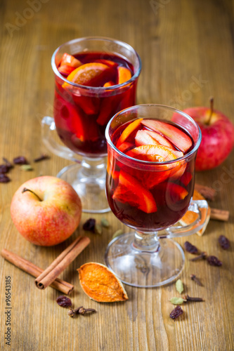 Delicious mulled wine 