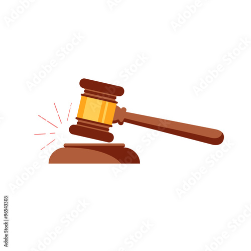 Wallpaper Mural Vector gavel isolated icon