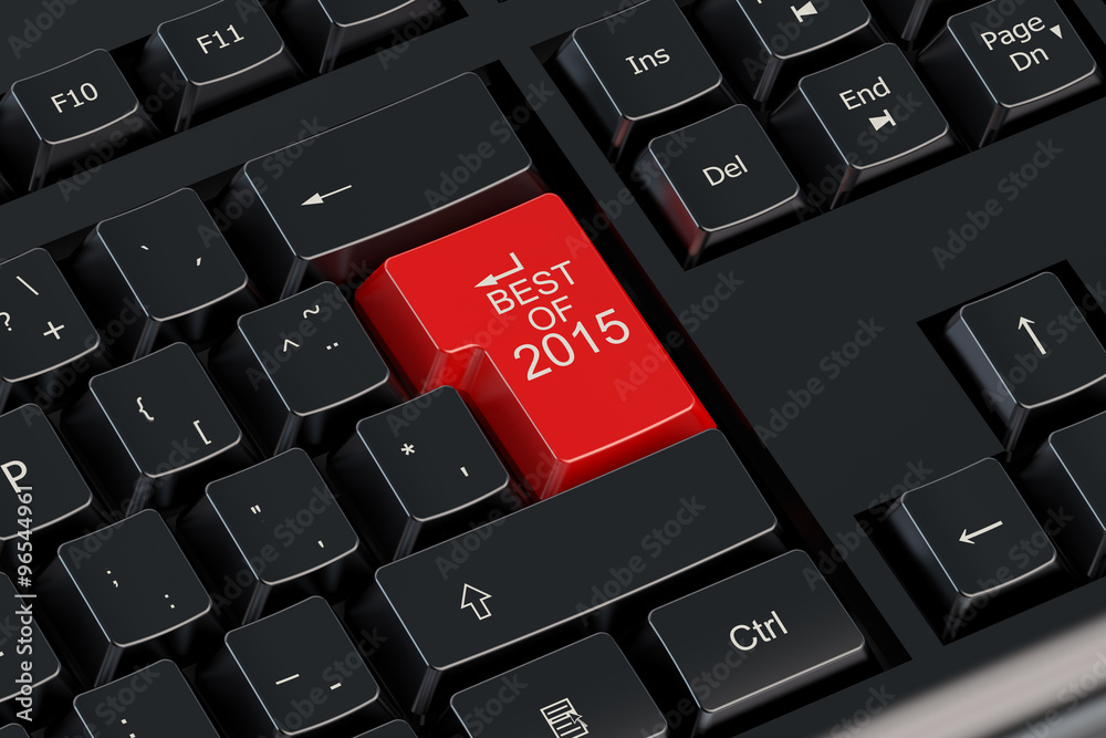 Best of 2015 concept on the keyboard Best of 2015 concept on the keyboard