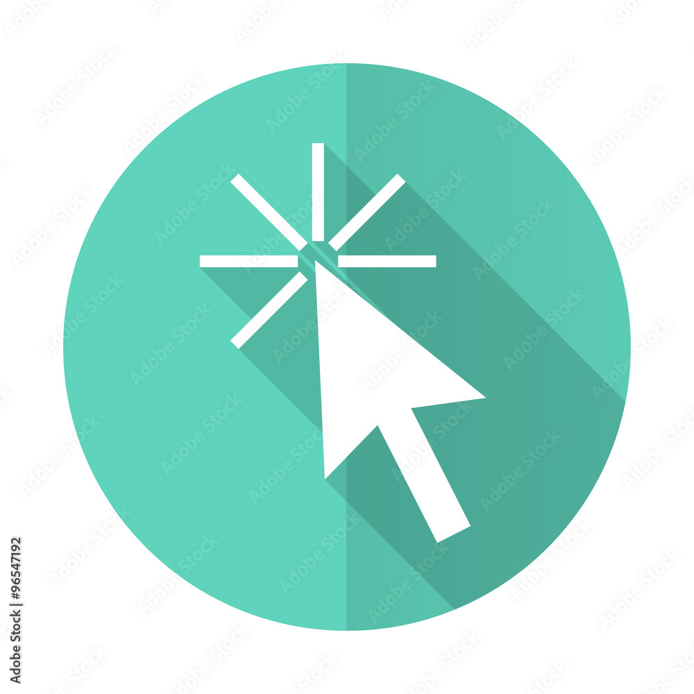 click here blue flat desgn circle icon with long shadow on white background click here blue flat desgn circle icon with long shadow on white background