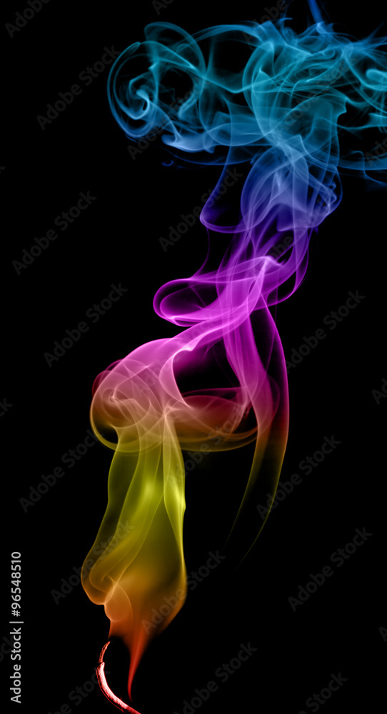 Abstract multicolored smoke Abstract multicolored smoke