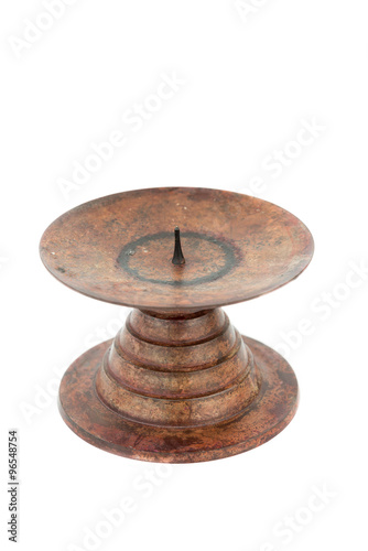 classic candle holder made of copper