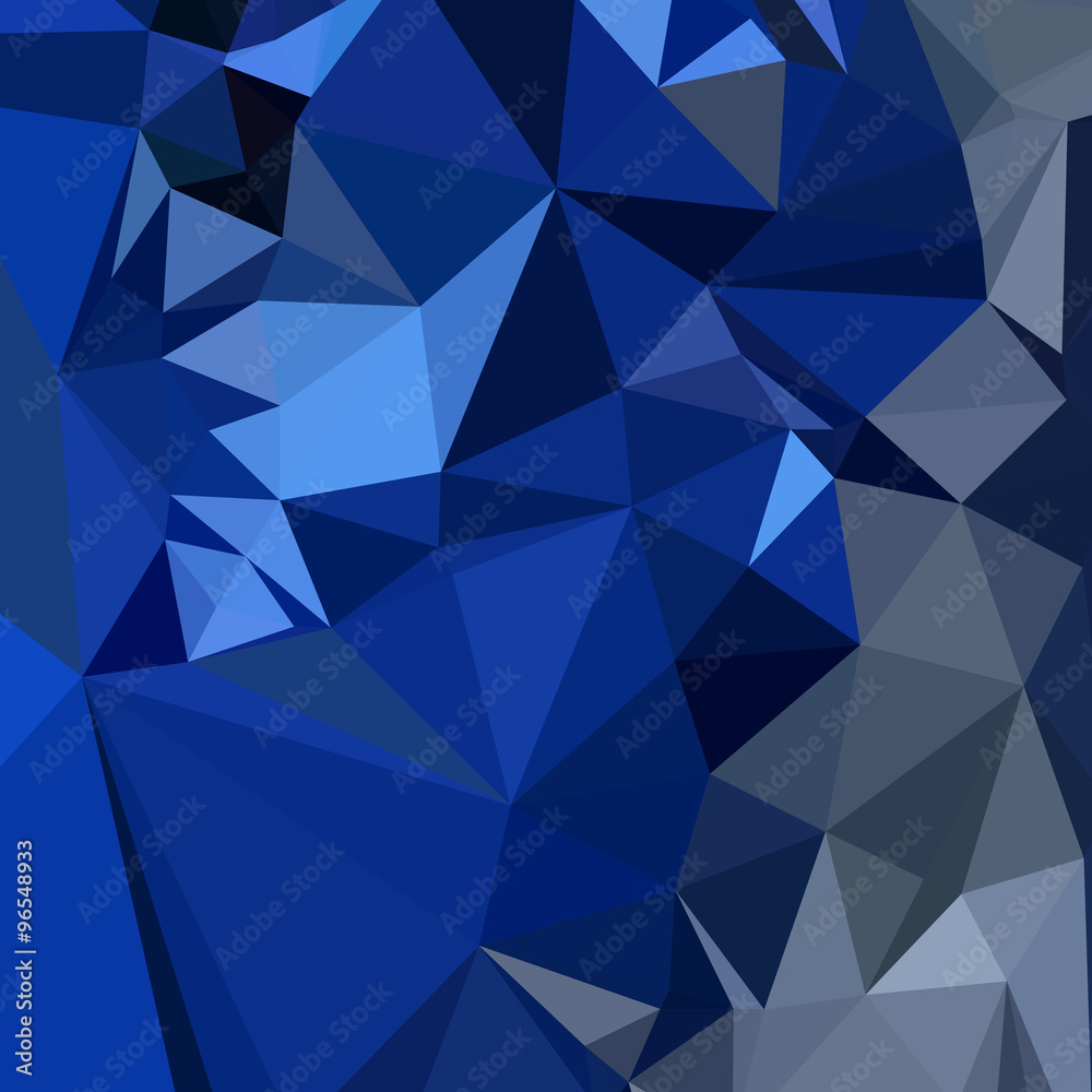 Fototapeta premium Catalina Blue Abstract Low Polygon Background