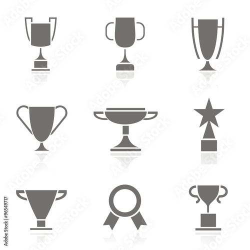 grupo 9 iconos trofeos FB reflejo