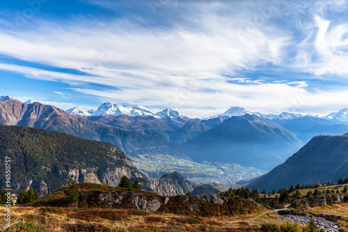 Panorama view of the Alps from Belalp © Peter Stein