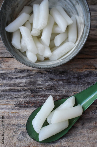 Rice cake korean food photo