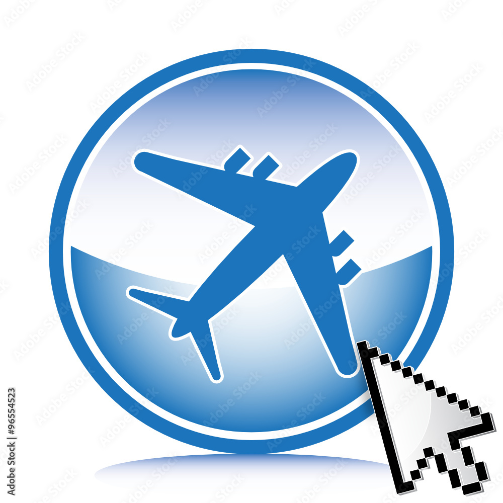 Fototapeta premium airplane icon