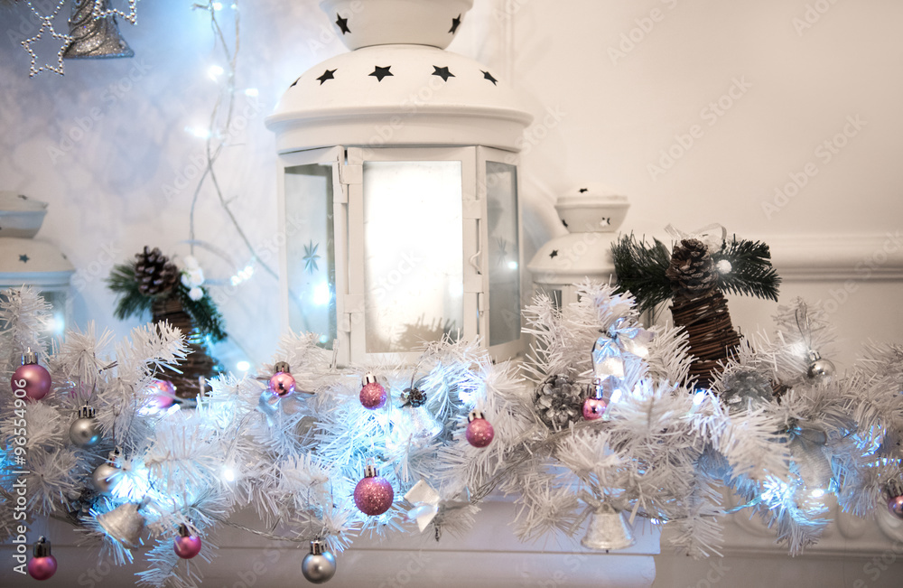 White christmas decoration