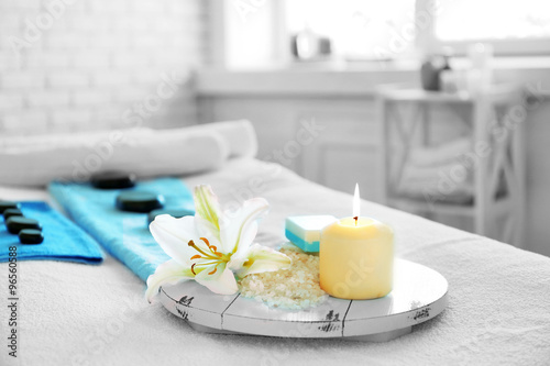 Fototapeta Naklejka Na Ścianę i Meble -  Place for relaxation in modern wellness center