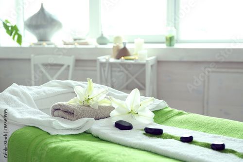 Fototapeta Naklejka Na Ścianę i Meble -  Place for relaxation in modern wellness center