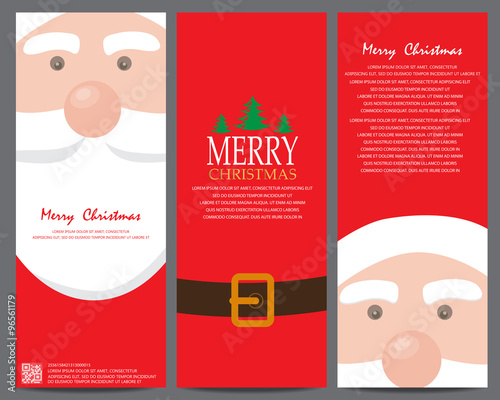 Santa Claus invitation card