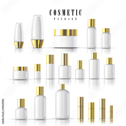 blank cosmetic package collection