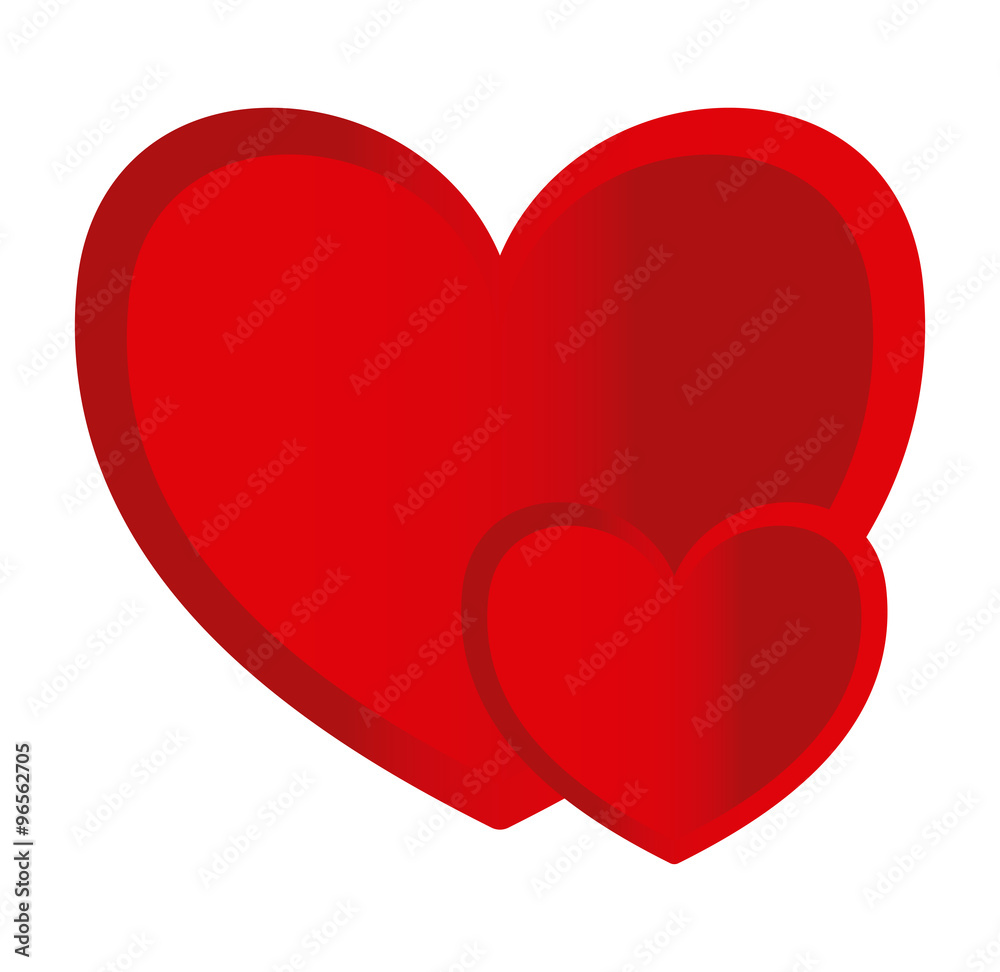 Love and romantic icons design Love and romantic icons design