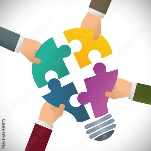 Business teamwork and leadership