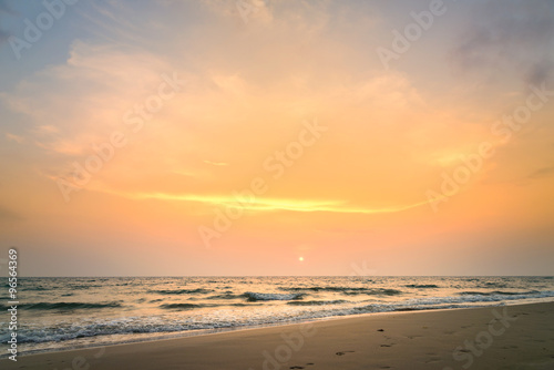 Sunset on the beach