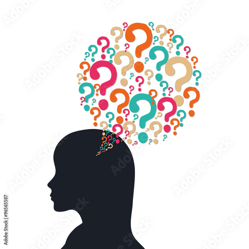 Wallpaper Mural Question mark and solutions Torontodigital.ca