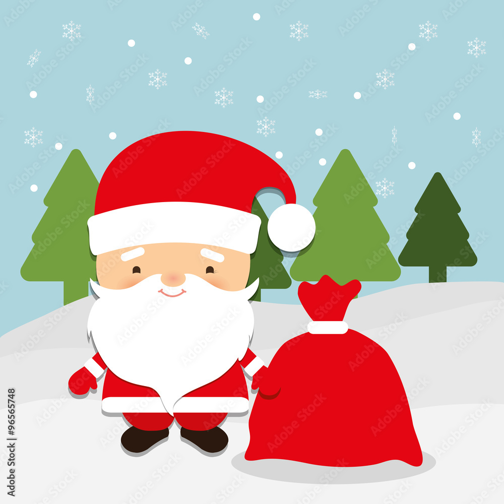 Merry christmas colorful card Merry christmas colorful card