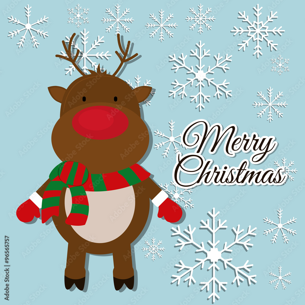 Merry christmas colorful card Merry christmas colorful card