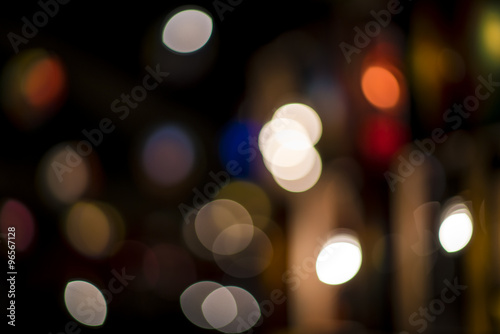 Abstract background with bokeh defocused lights © pixs4u