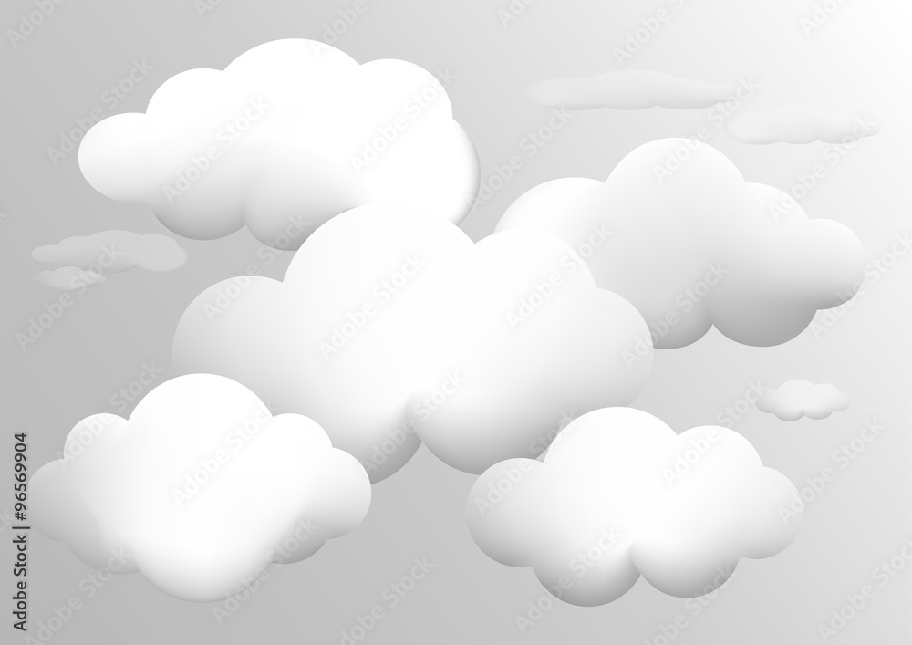 Infographic banners Templates for Business.Vector clouds Infographic banners Templates for Business.Vector clouds