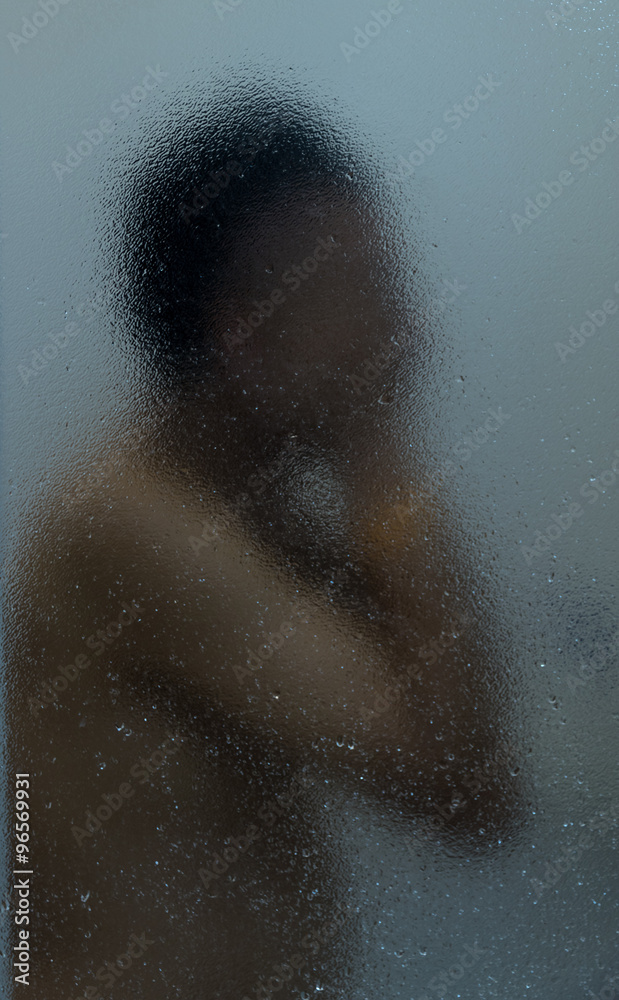 Fototapeta premium .Man having a shower