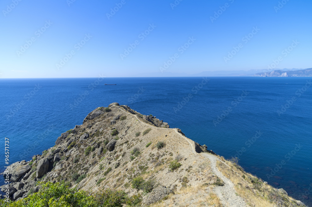 Seascape. The Black Sea coast.