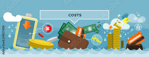 Costs Concept Design Style Flat