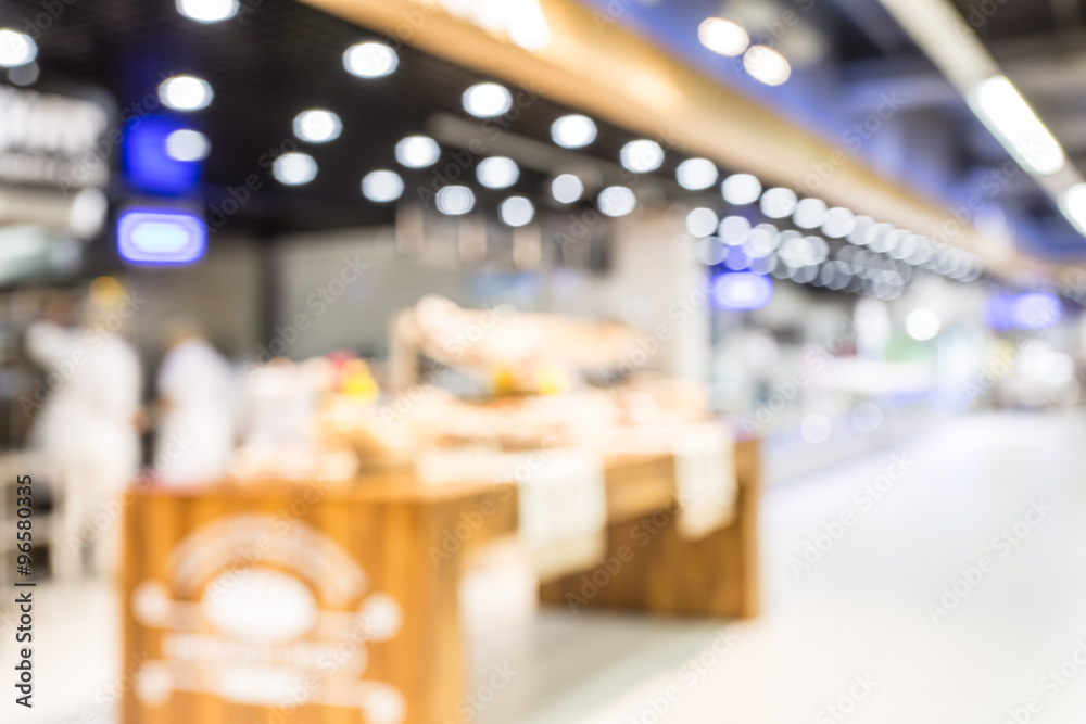 Blurred interior of shopping mall. Blurred interior of shopping mall.