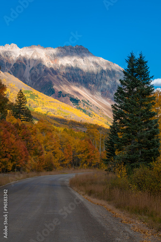 San Joaquin Ridge fall Colors Colorado Autumn Landscape