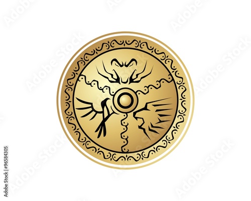 historic ancient logo vector
