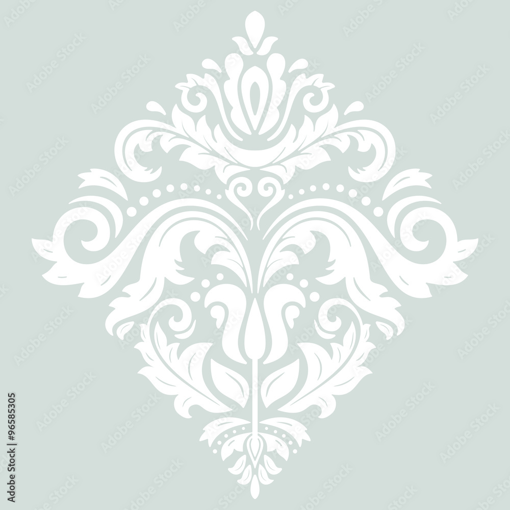 Damask Vector Oriental Pattern