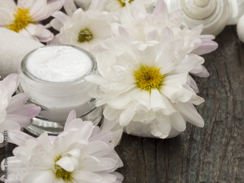 cosmetics  fresh as a flower concept