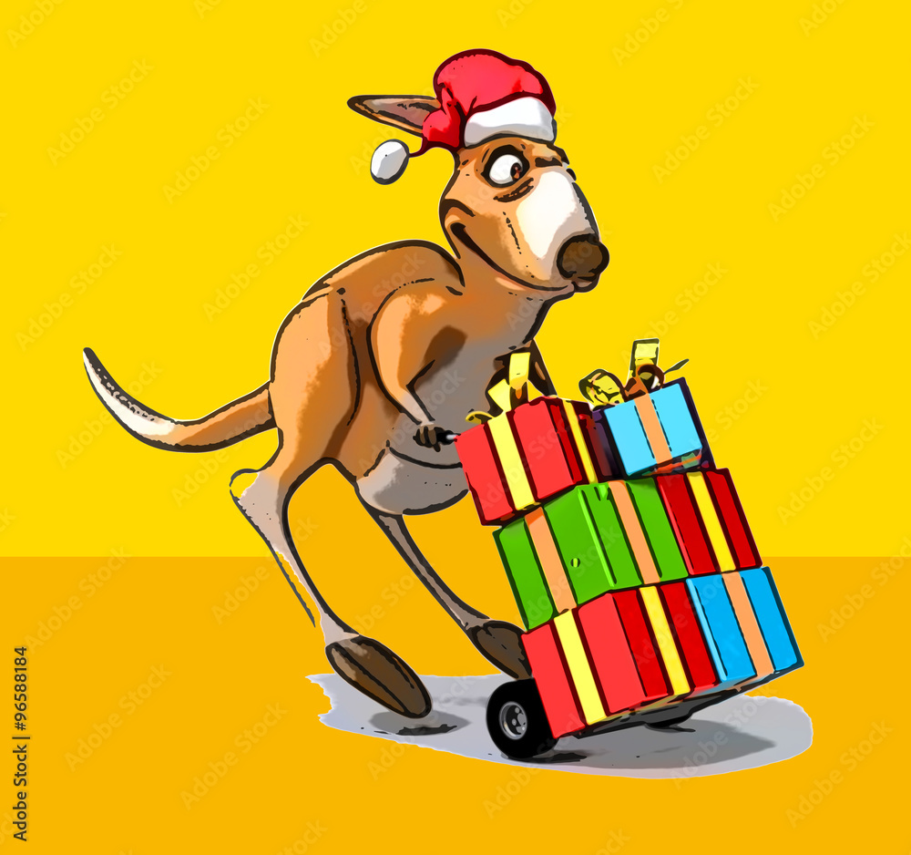 Fototapeta premium Fun kangaroo