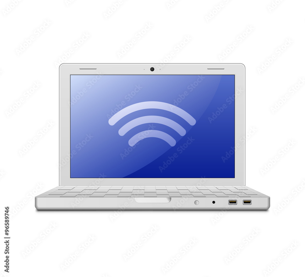 Laptop and wireless network Laptop and wireless network