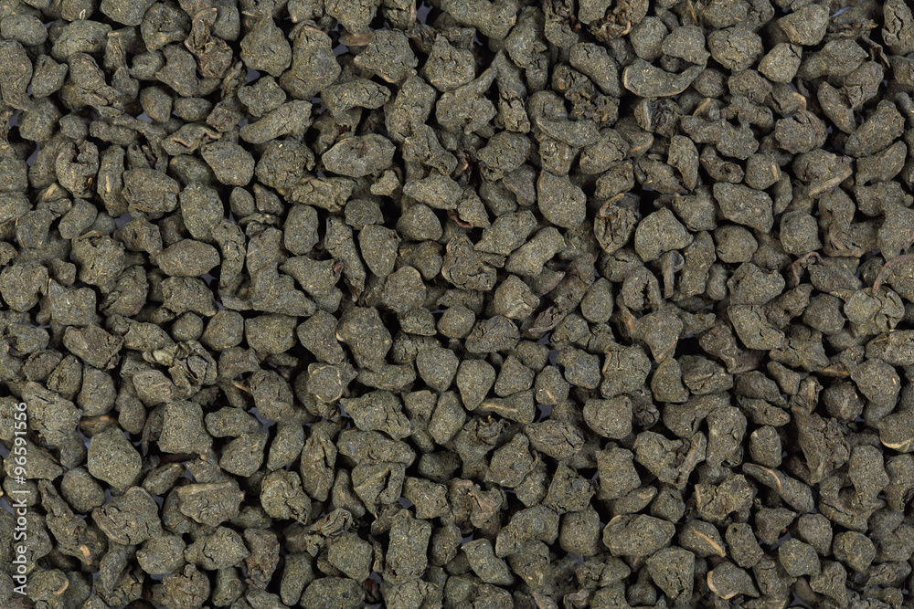 Aromatic green tea leaves with ginseng. Aromatic green tea leaves with ginseng.