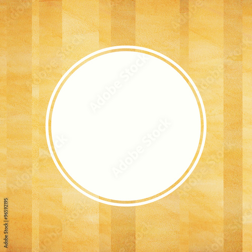 Round watercolor design element. Text frame.