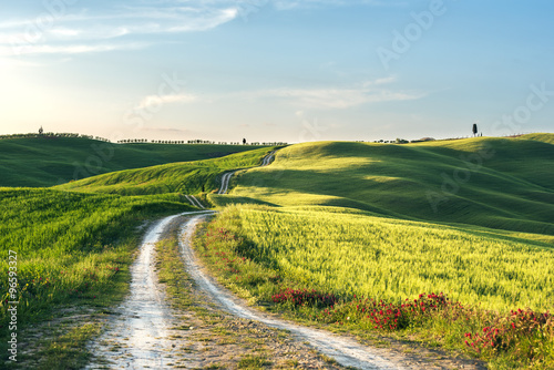 Route of the Tuscan countryside