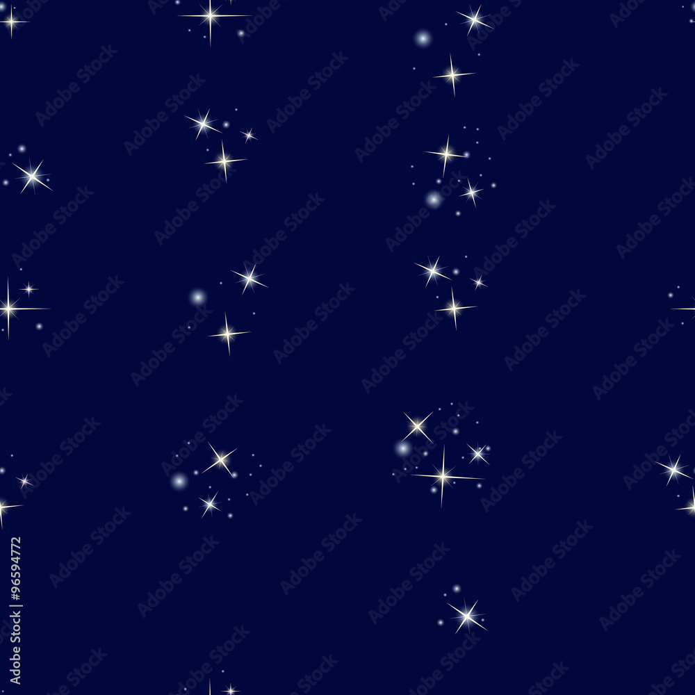 Starry sky seamless pattern Starry sky seamless pattern