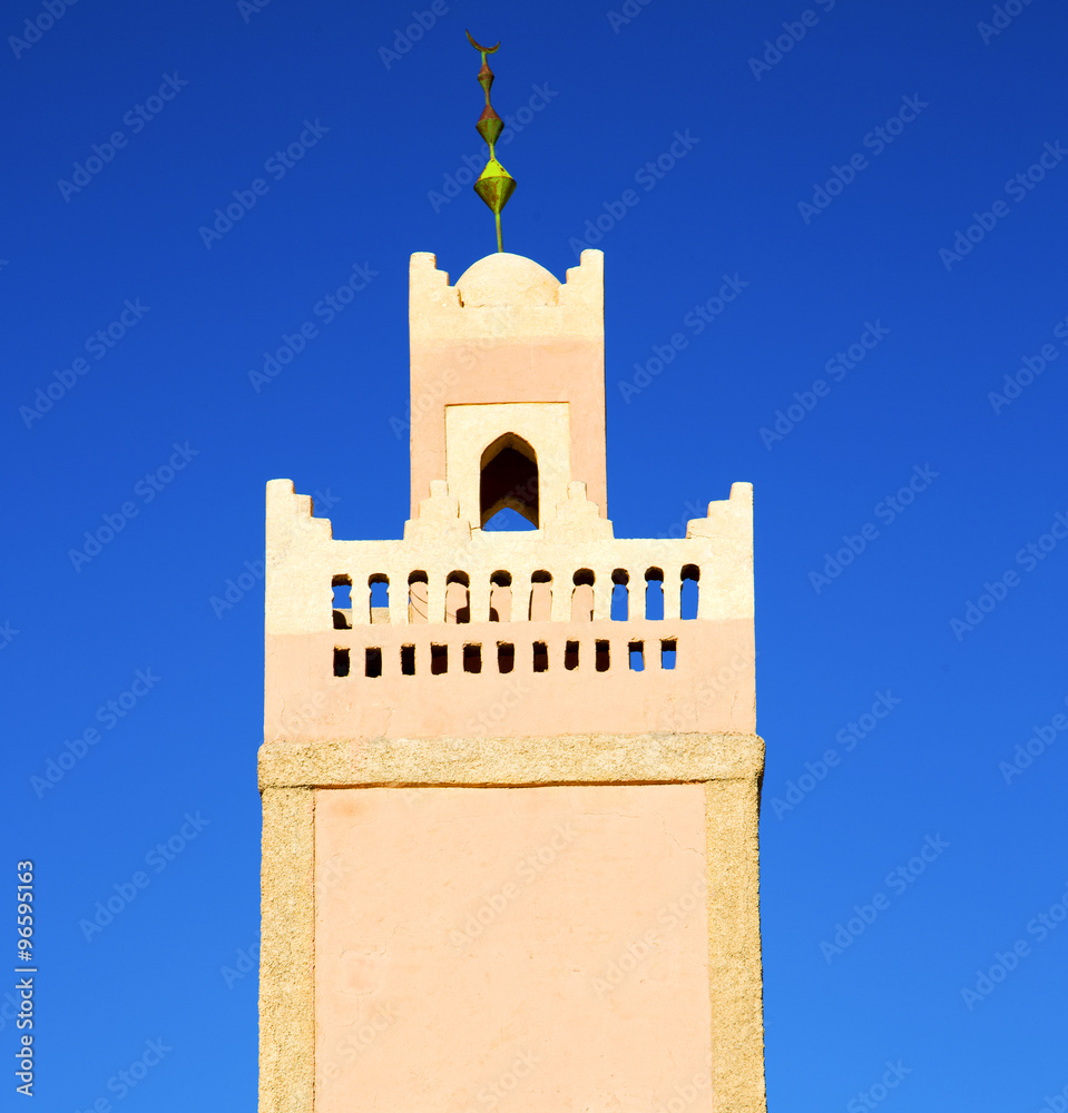  muslim the history  symbol  in morocco  africa  minaret religio