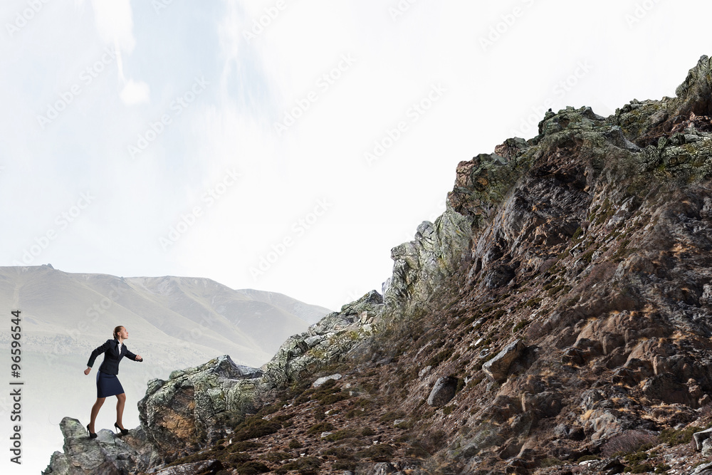 She is going to reach the top She is going to reach the top