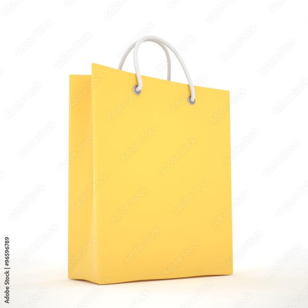 Paper Shopping Bag isolated on white background Paper Shopping Bag isolated on white background
