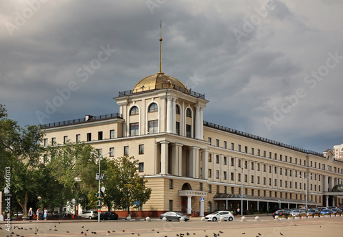 Cathedral Square in Belgorod. Russia photo