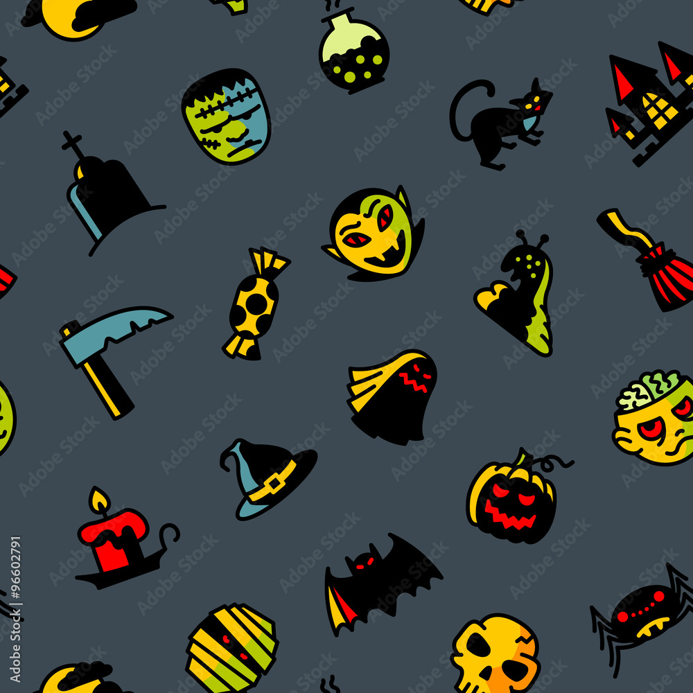 Naklejka premium Halloween