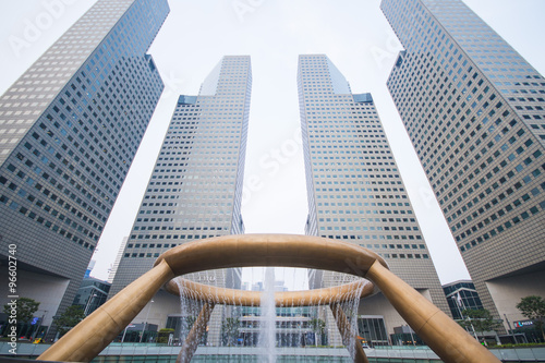 SINGAPORE, OCTOBER 13, 2015: fountain of wealth have been record