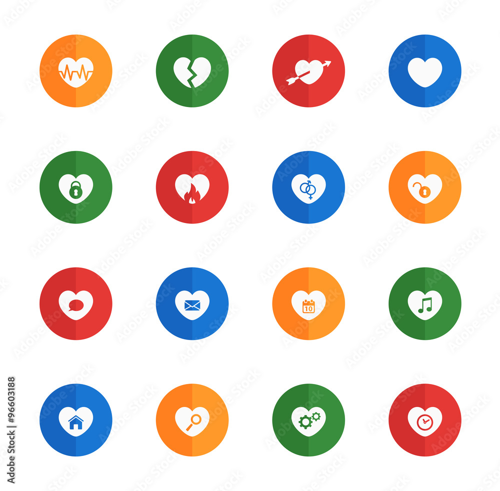 Heart simply icons Heart simply icons