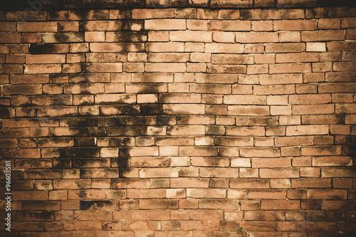 The wall brick background