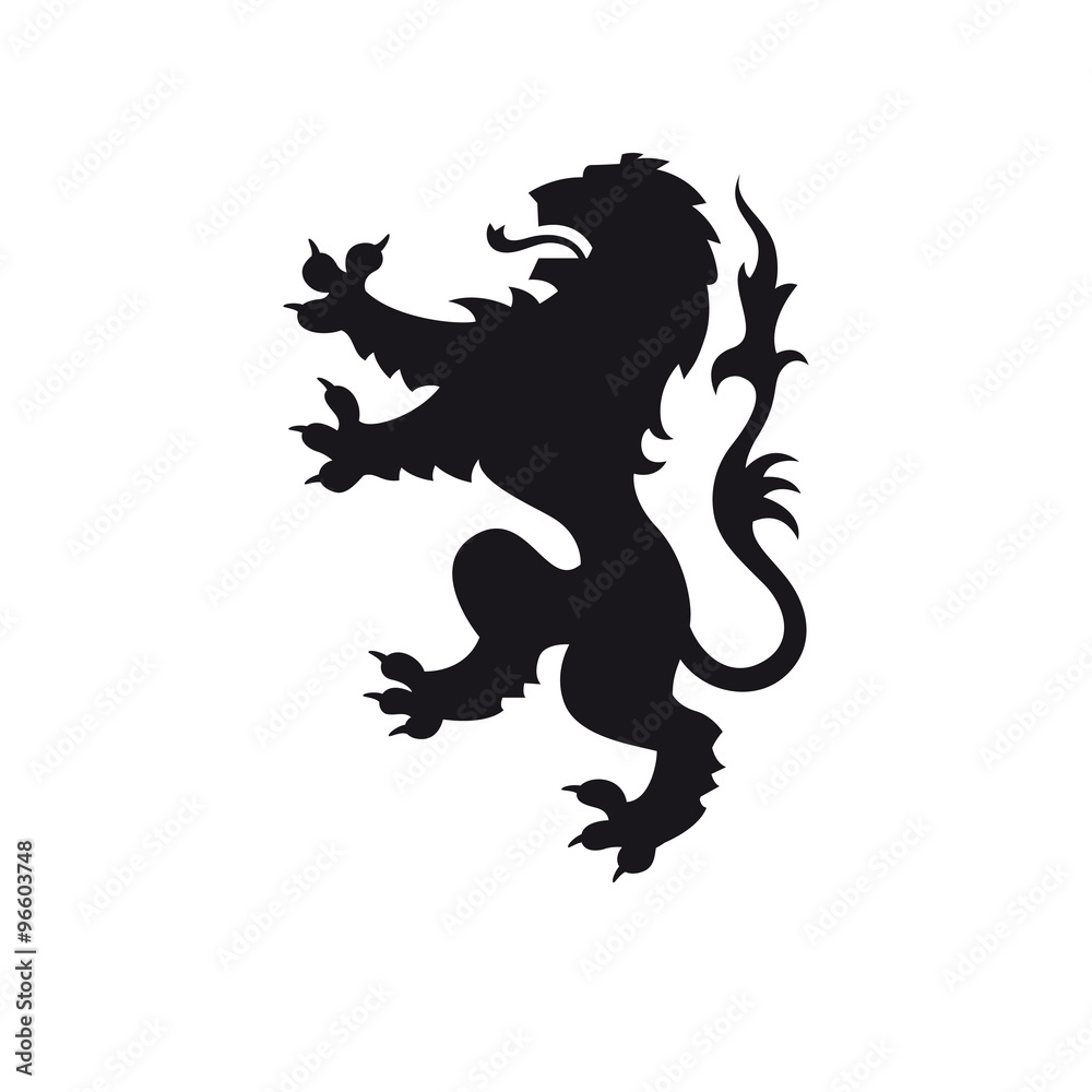 Fototapeta premium Leone araldico