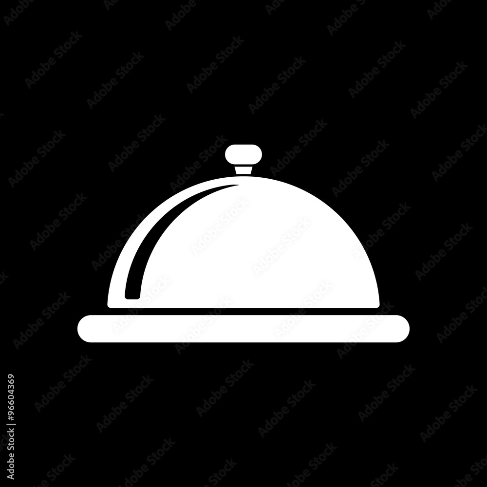 The tray station icon. Breakfast and lunch, dinner, restaurant symbol. Flat The tray station icon. Breakfast and lunch, dinner, restaurant symbol. Flat