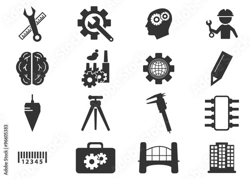 Engineering vector icons